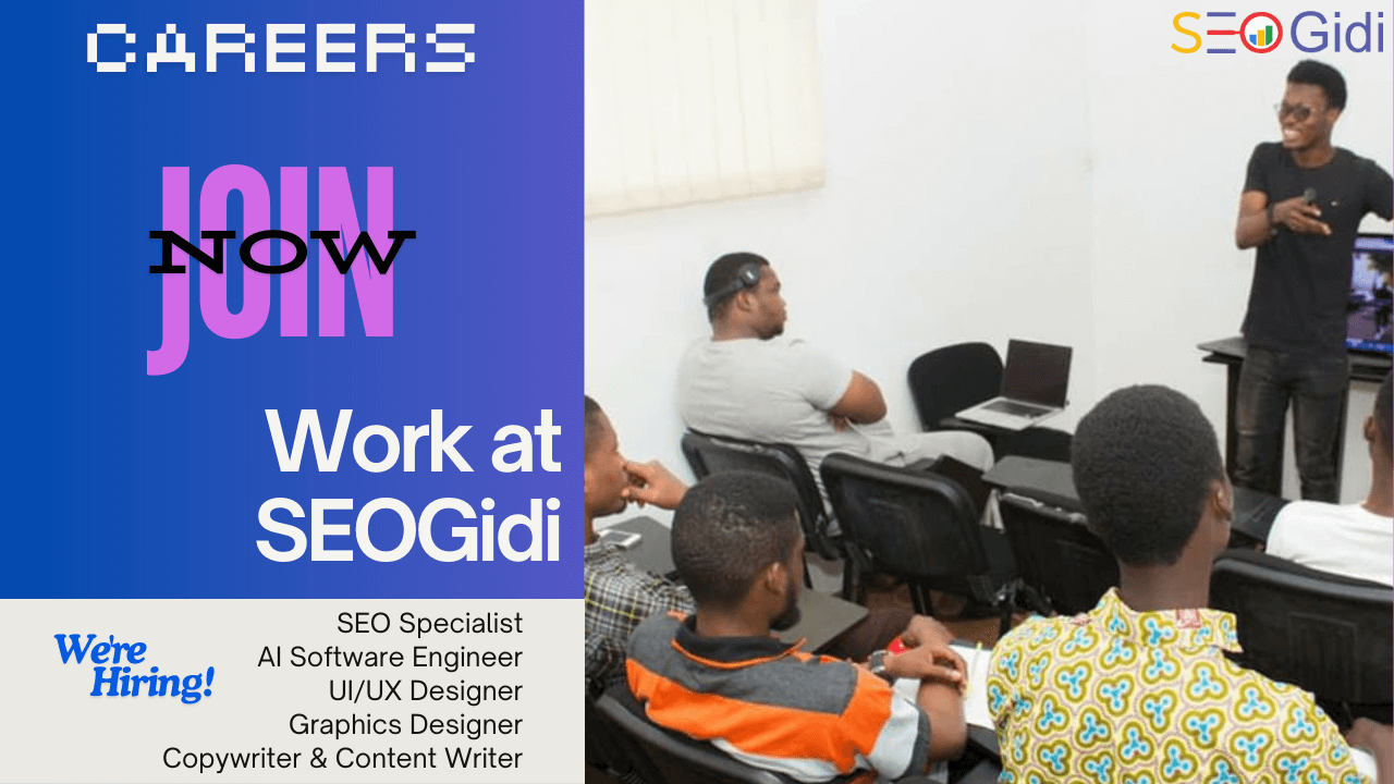 Work at SEOGidi — Careers in SEO and Digital Marketing