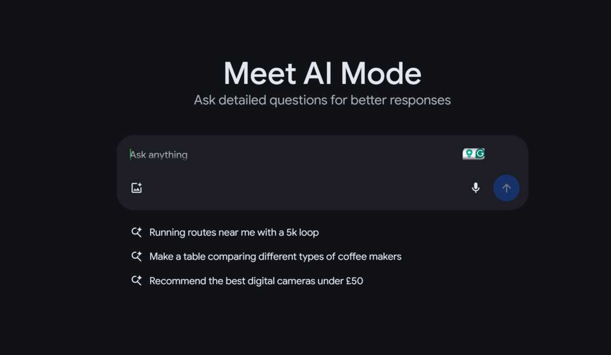 Google AI mode and how to rank on search for it