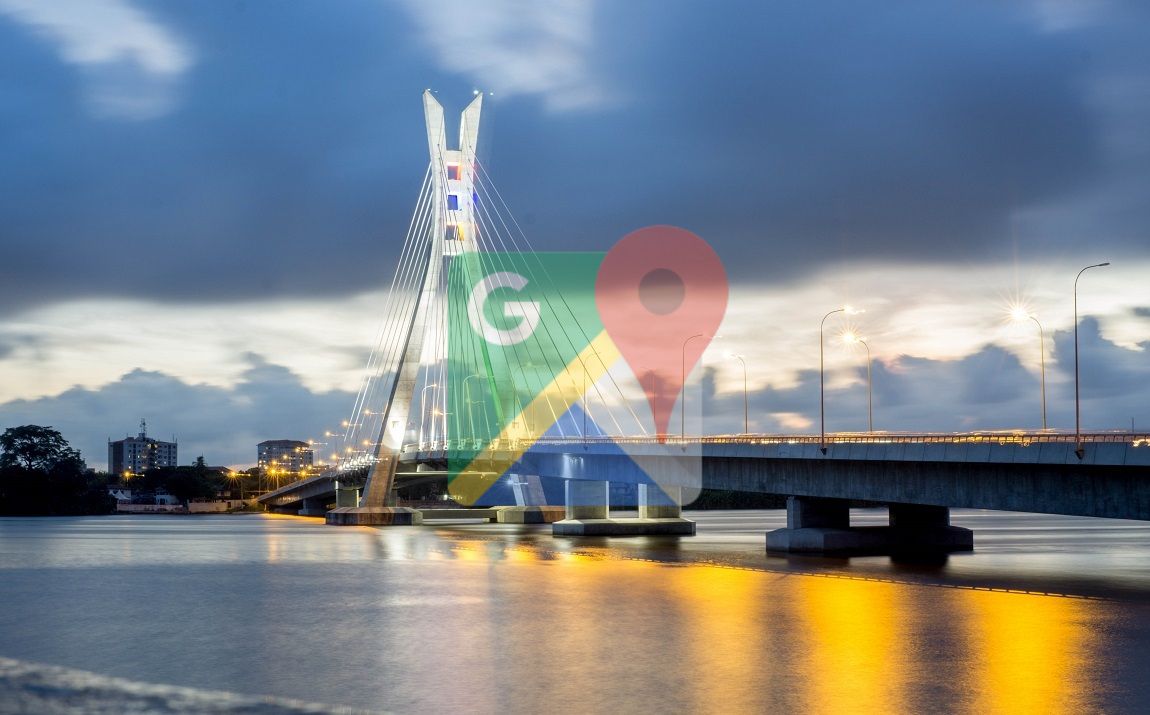 Google Map results for businesses in Lagos